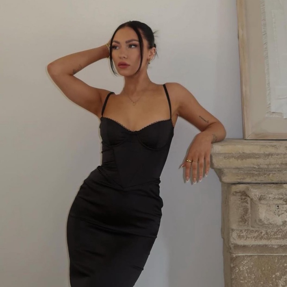House of CB Stefania Corset Maxi Dress Regular Cup - Picture 6 of 10